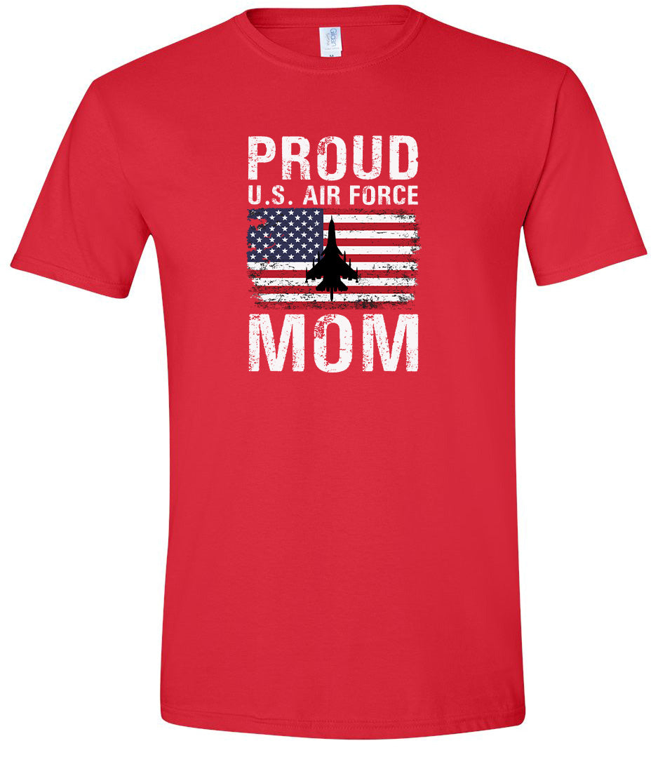 Proud Air Force Mom Adult Gildan Soft Shirt