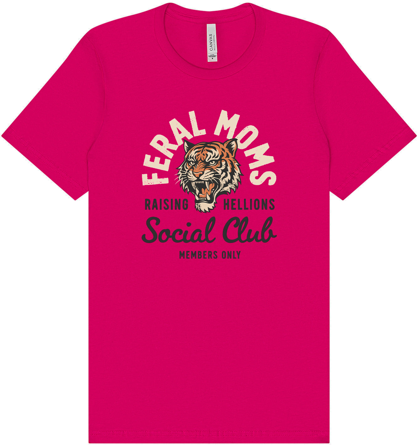Feral Moms Social Club Adult Bella Canvas Shirt
