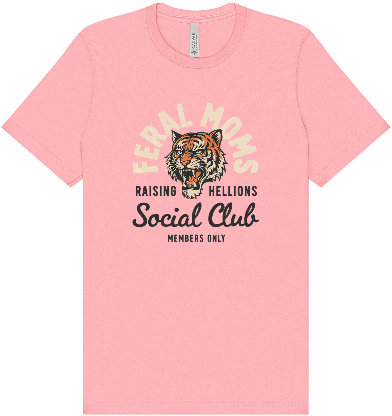 Feral Moms Social Club Adult Bella Canvas Shirt