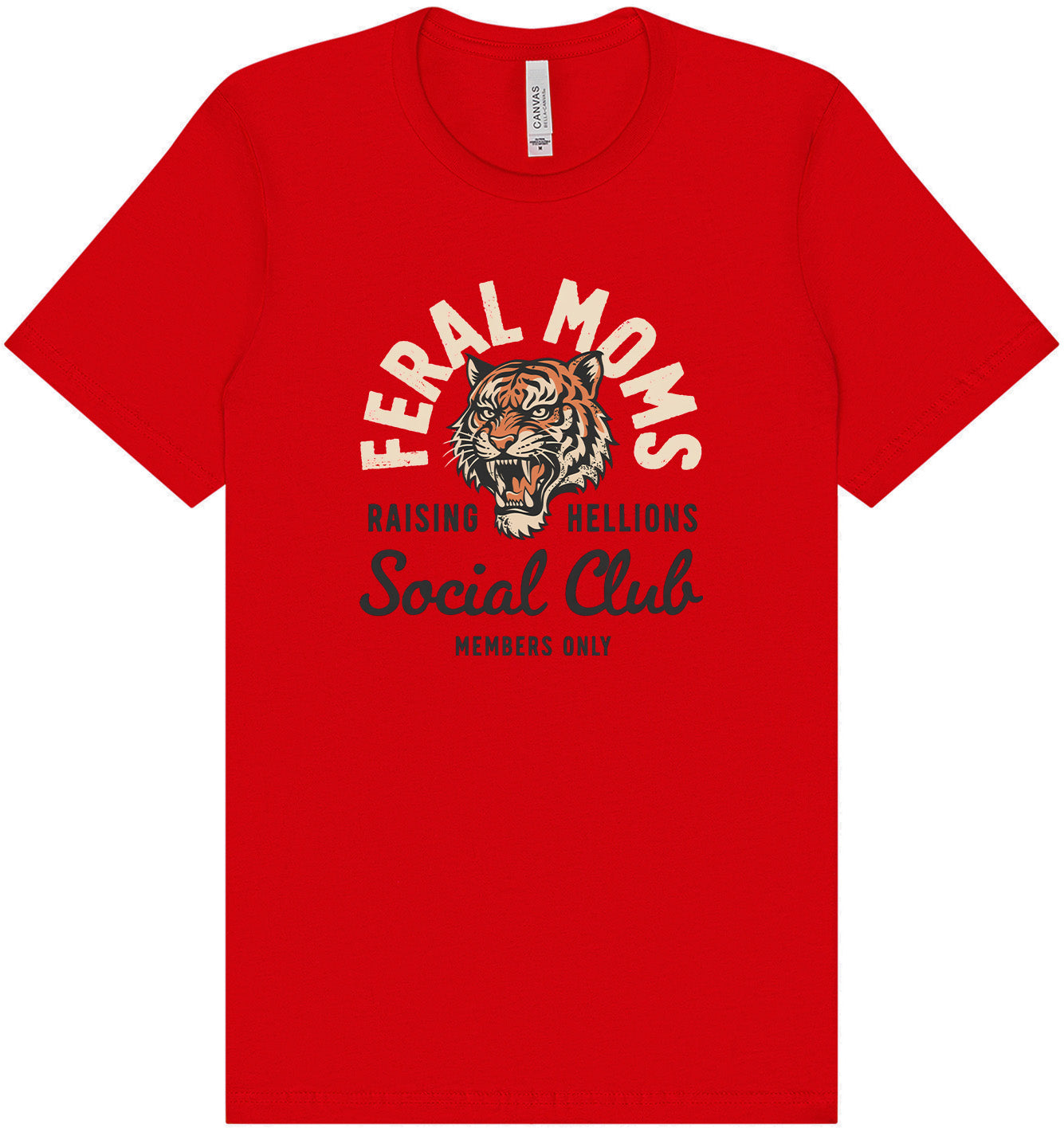 Feral Moms Social Club Adult Bella Canvas Shirt