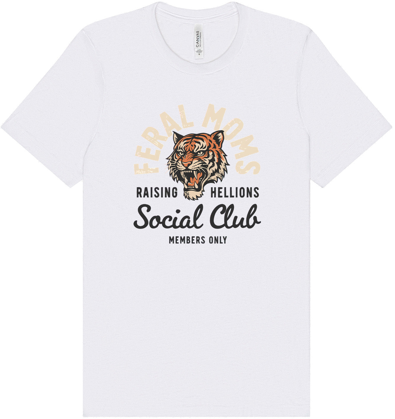Feral Moms Social Club Adult Bella Canvas Shirt