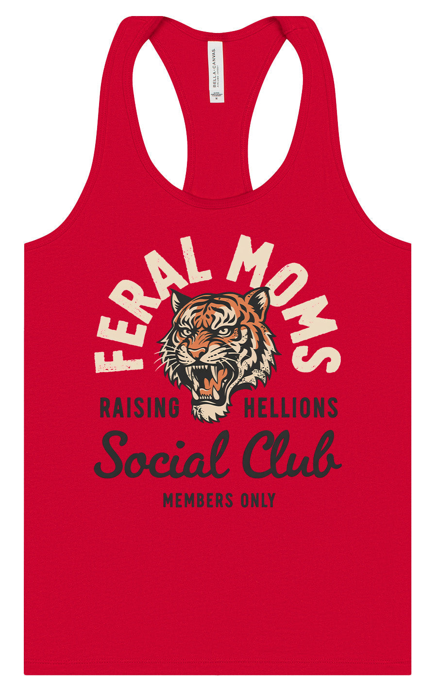 Feral Moms Social Club Women's Racerback Tank