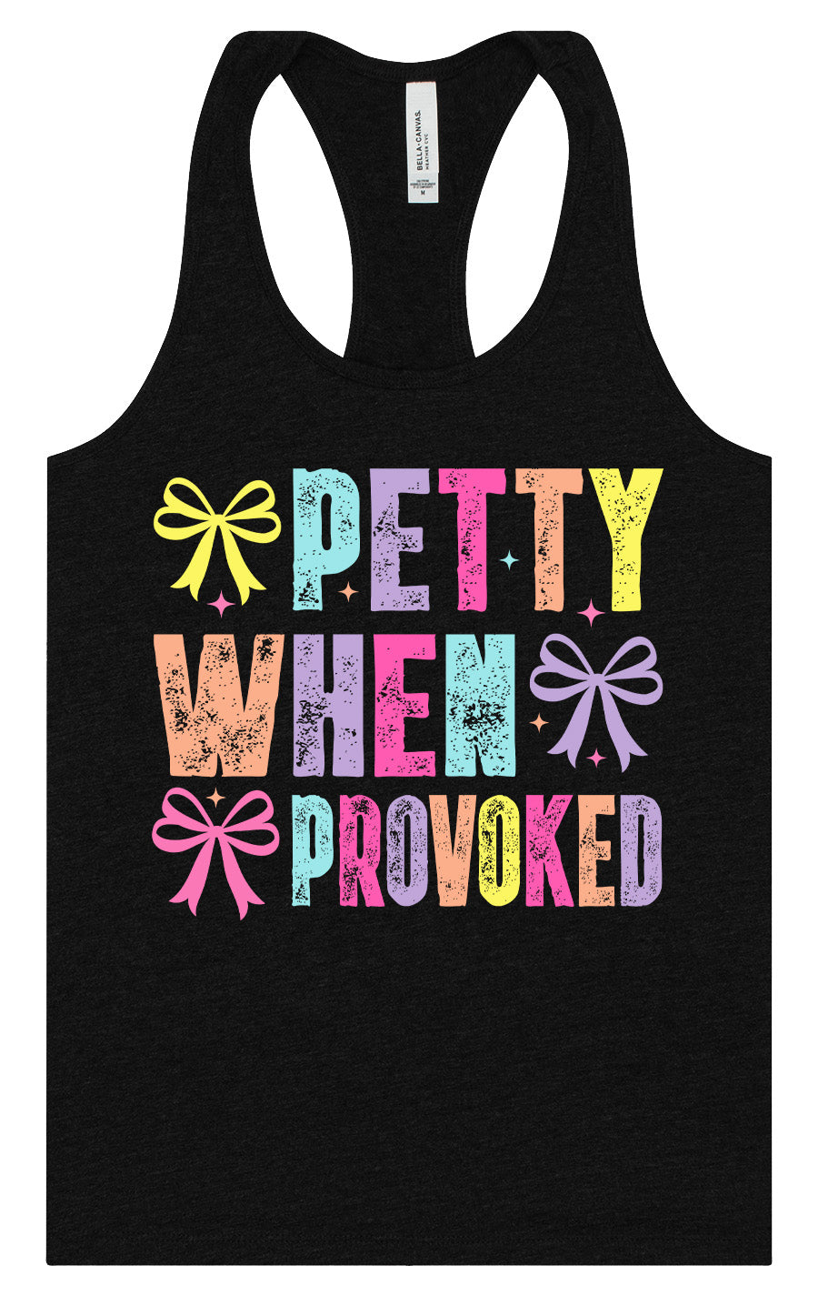 Petty When Provoked Women's Racerback Tank