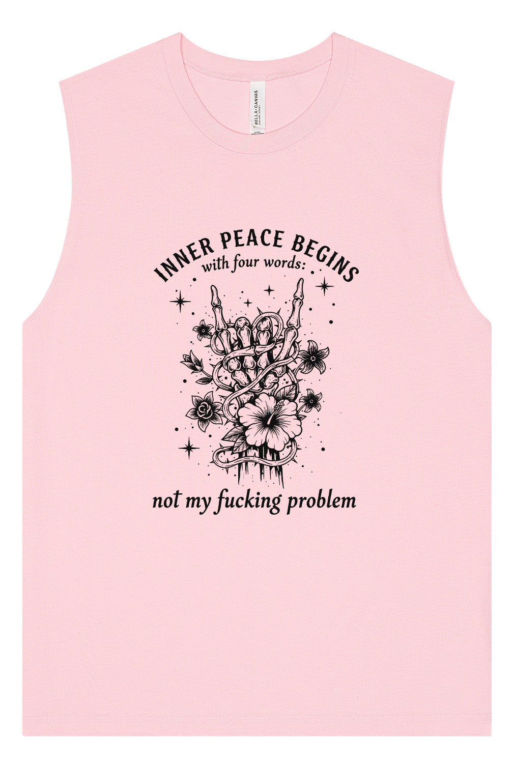 Inner Peace Begins With... Muscle Tank