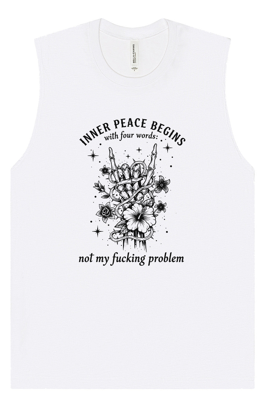 Inner Peace Begins With... Muscle Tank