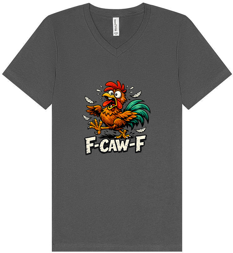 F-caw-f Unisex V-Neck Shirt