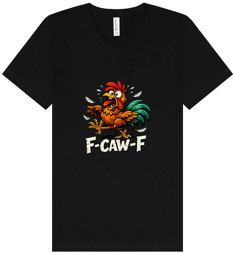 F-caw-f Unisex V-Neck Shirt