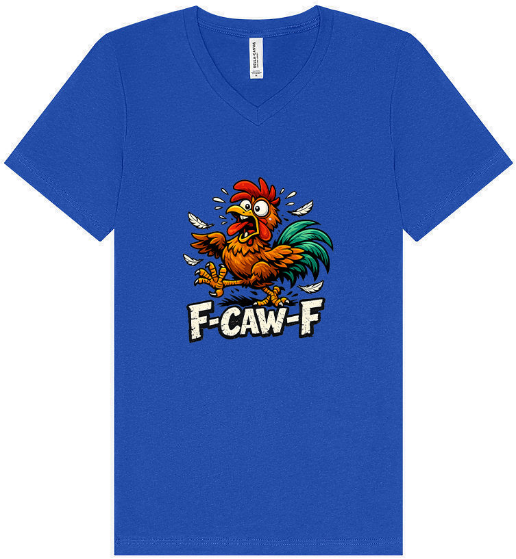 F-caw-f Unisex V-Neck Shirt