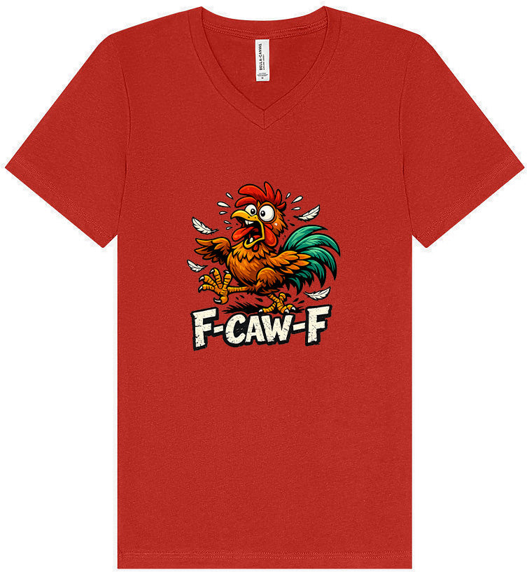 F-caw-f Unisex V-Neck Shirt