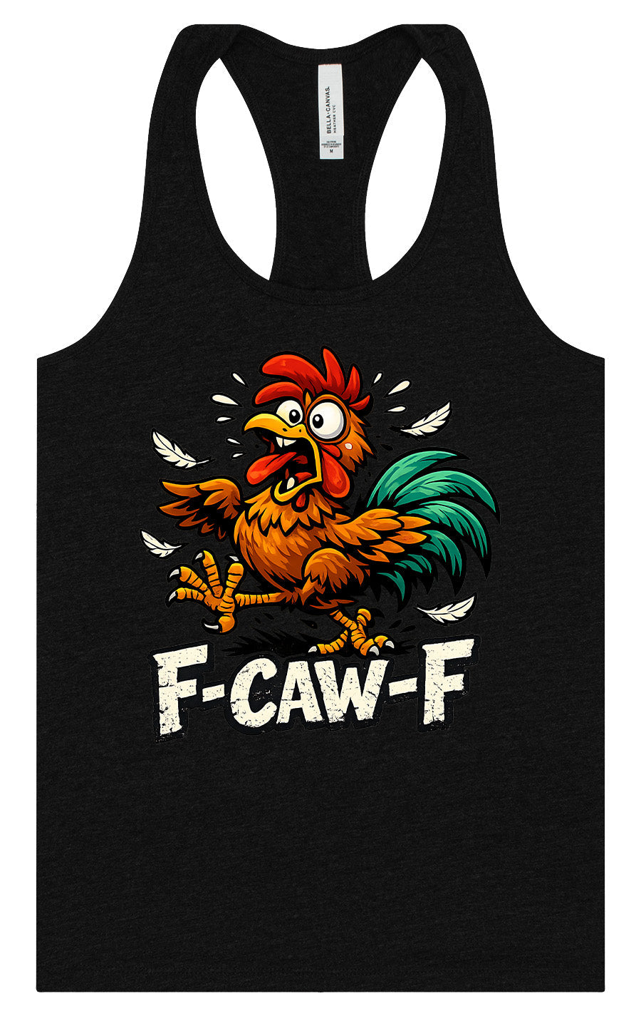 F-caw-f Women's Racerback Tank