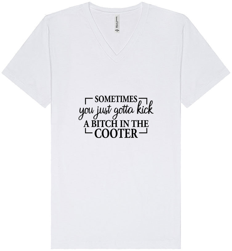 Kick a Bitch Unisex V-Neck Shirt