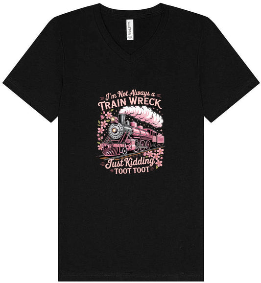 Toot Toot Unisex V-Neck Shirt