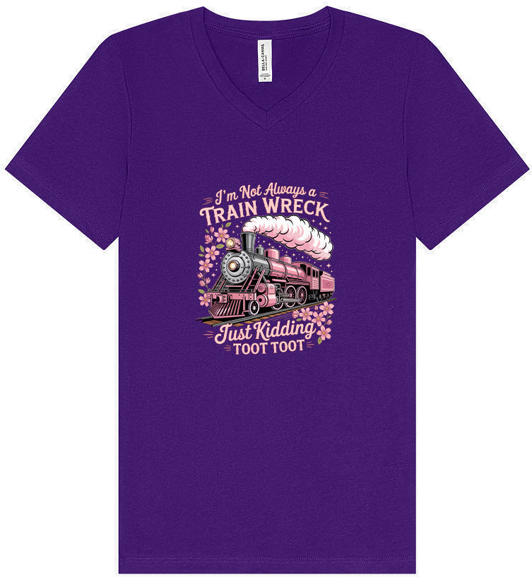 Toot Toot Unisex V-Neck Shirt