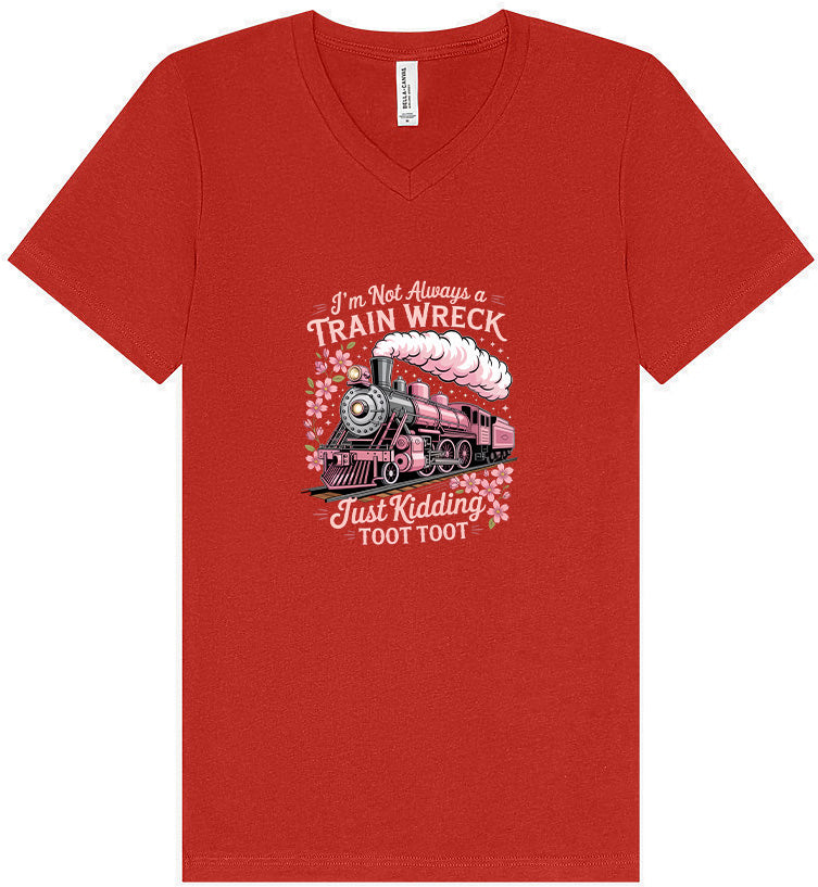 Toot Toot Unisex V-Neck Shirt