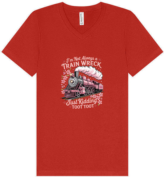 Toot Toot Unisex V-Neck Shirt