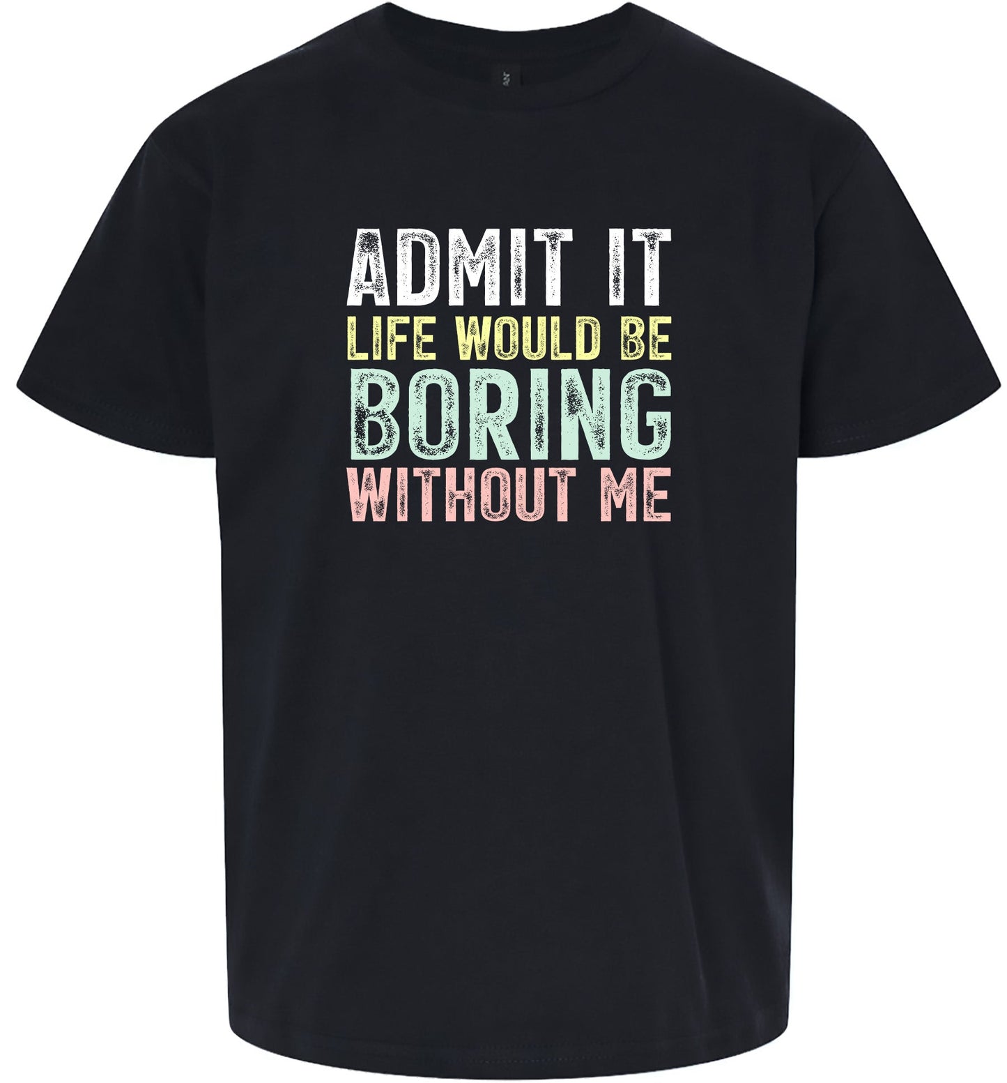 Retro Life Would Be Boring Children's Gildan Soft Shirt