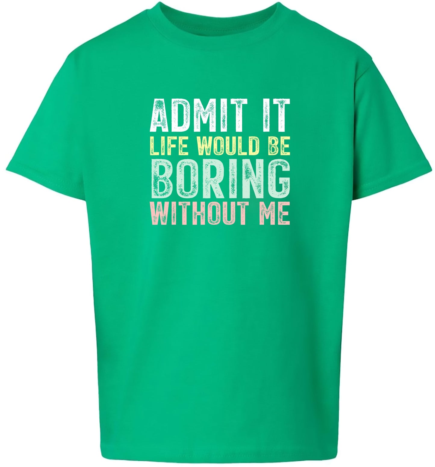 Retro Life Would Be Boring Children's Gildan Soft Shirt
