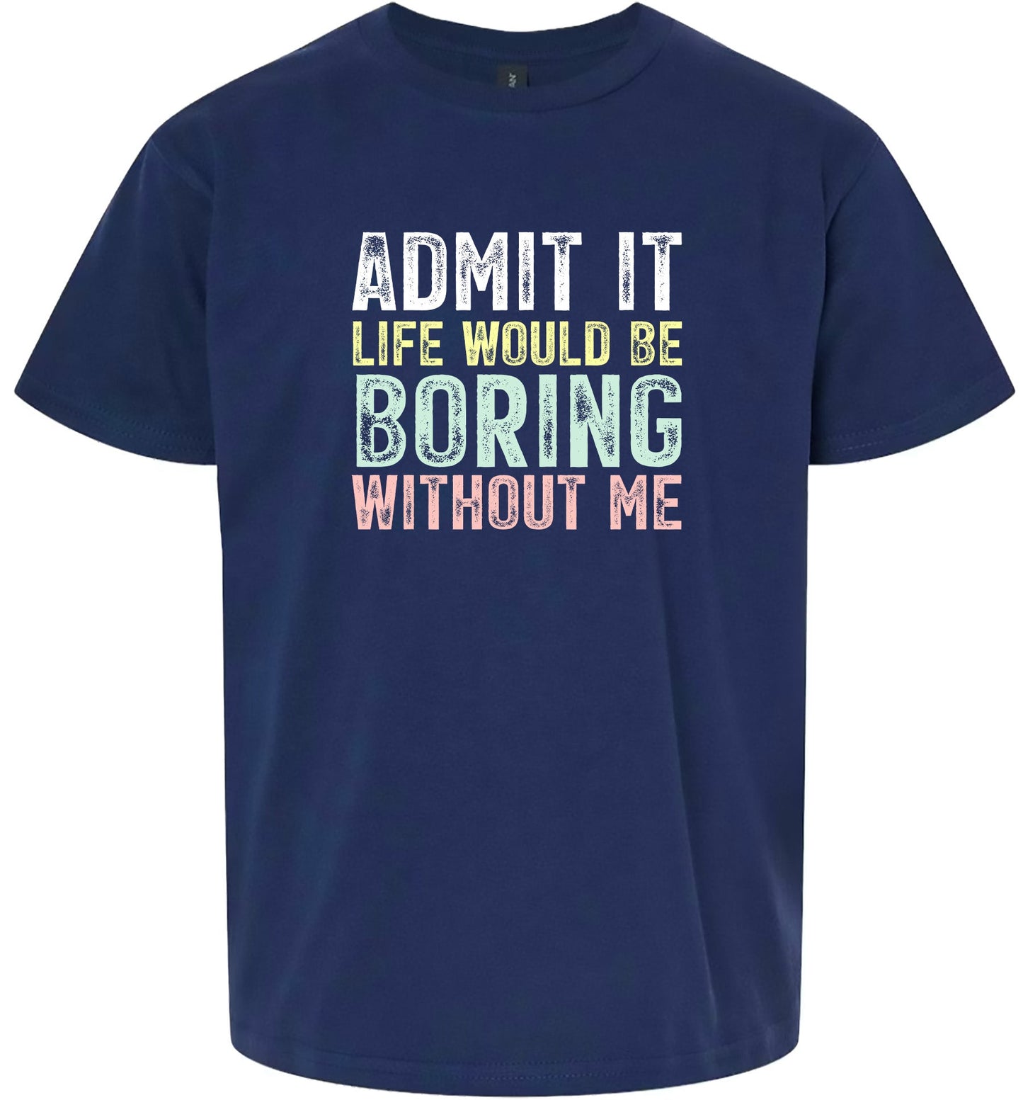 Retro Life Would Be Boring Children's Gildan Soft Shirt