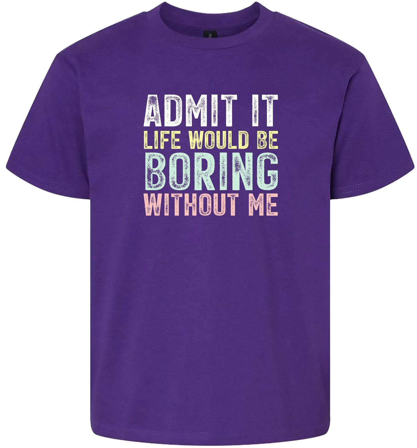 Retro Life Would Be Boring Children's Gildan Soft Shirt