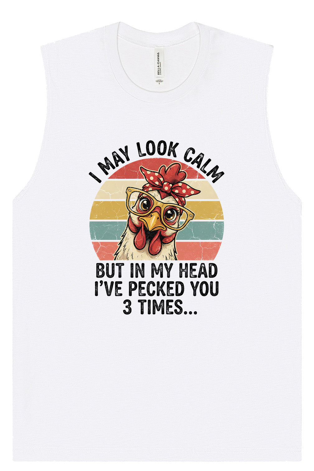 Pecked You in My Head Muscle Tank