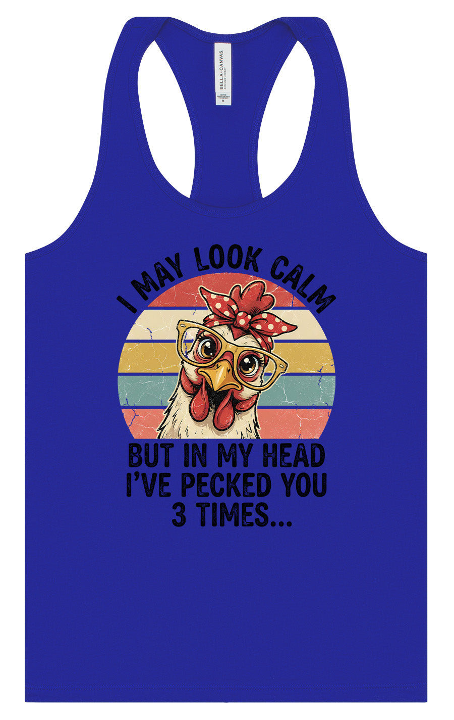 Pecked You in My Head Women's Racerback Tank