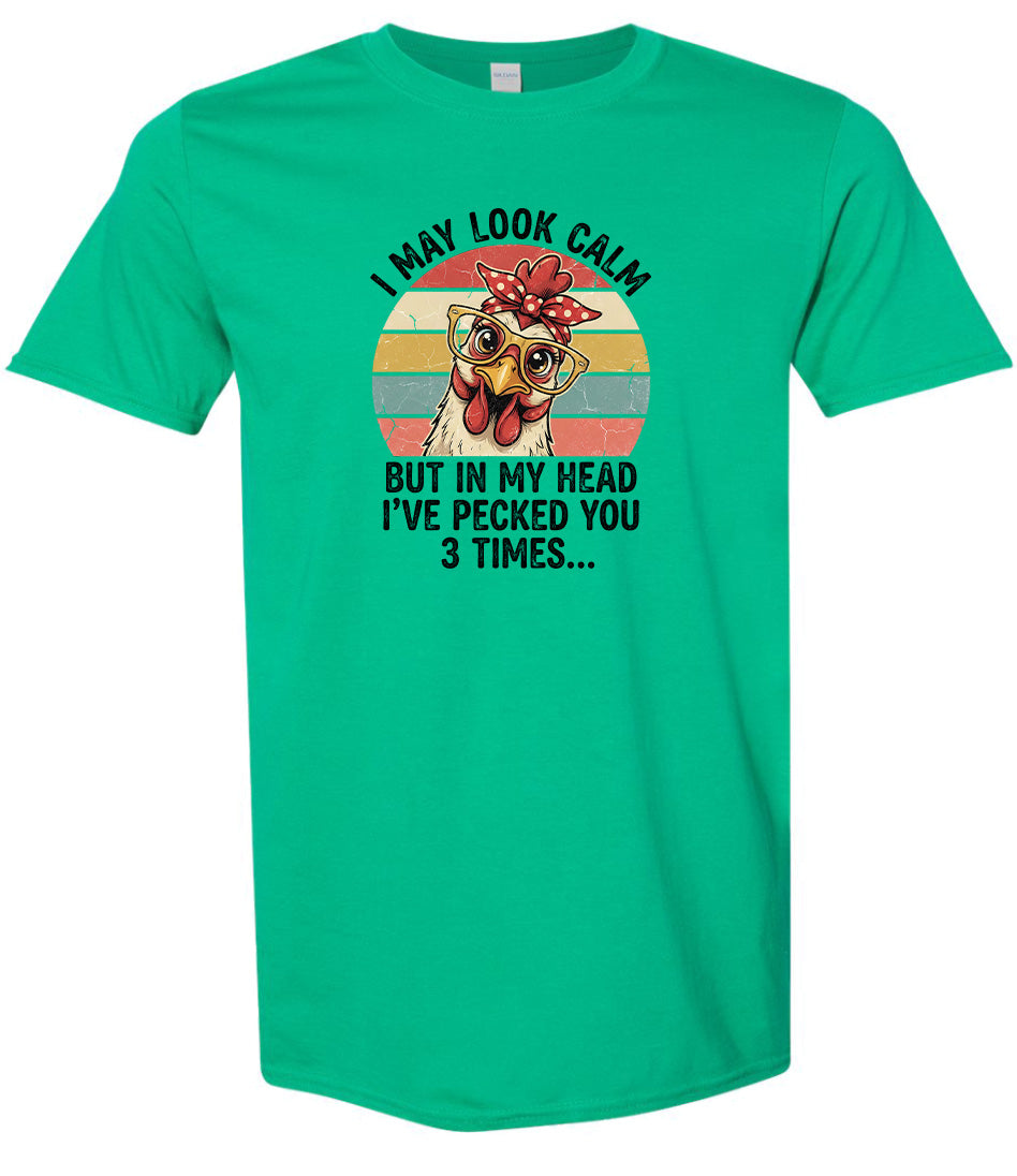 Pecked You in My Head Adult Gildan Soft Shirt