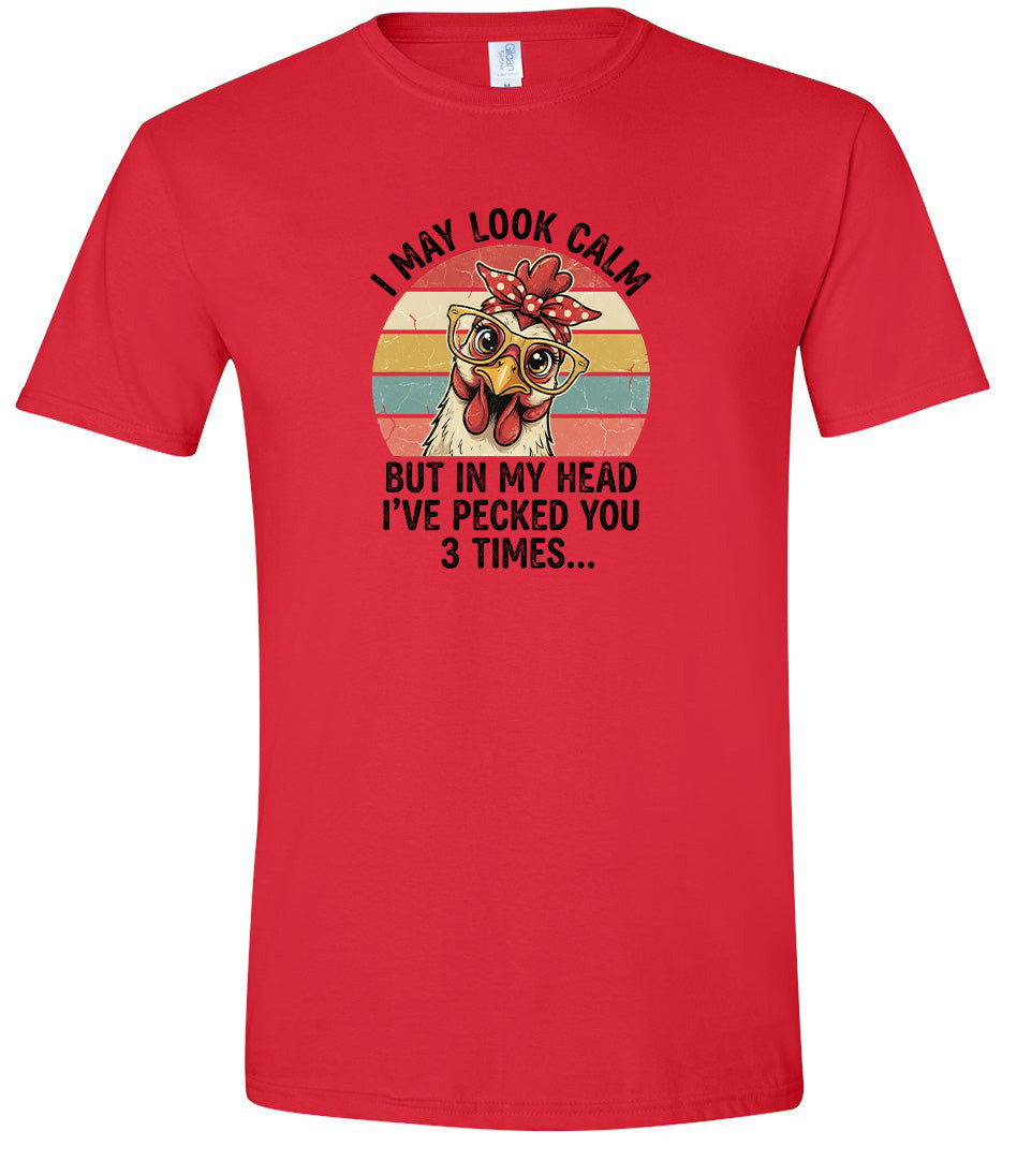 Pecked You in My Head Adult Gildan Soft Shirt
