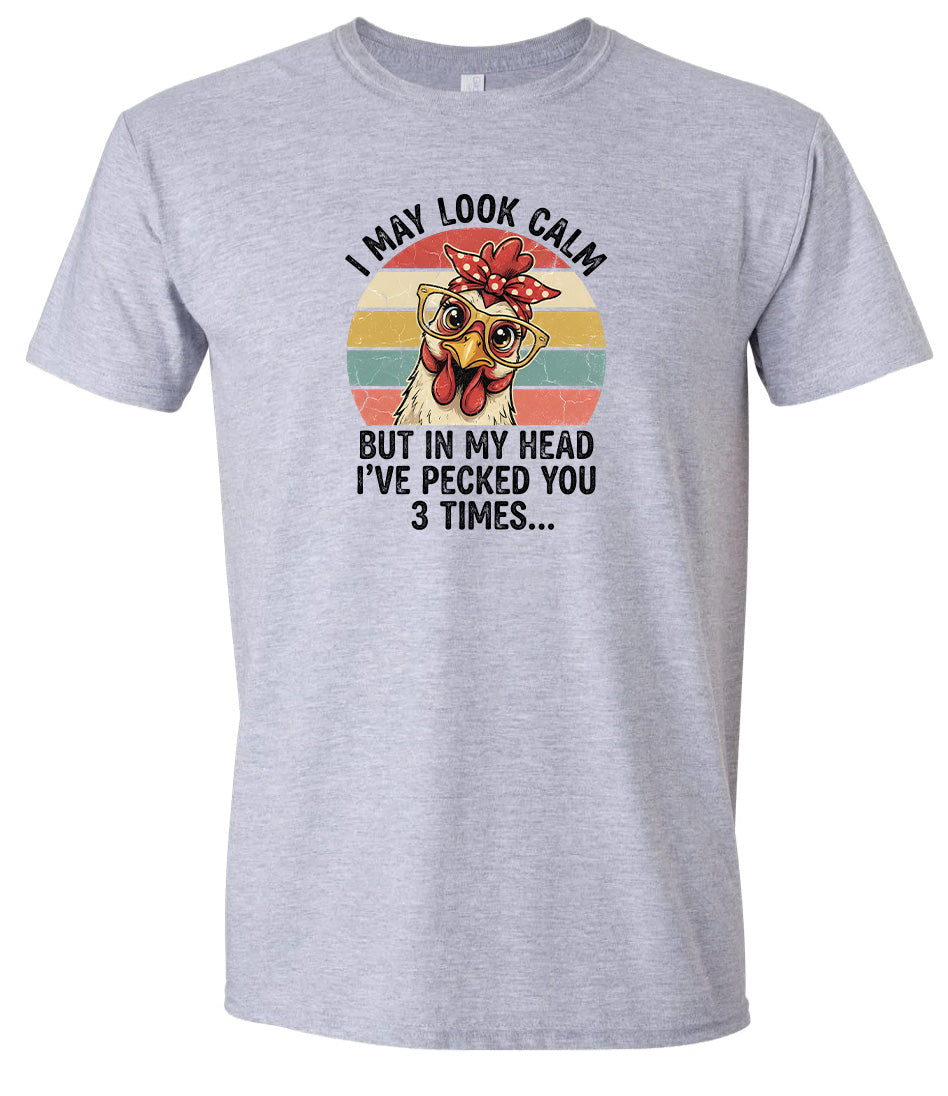 Pecked You in My Head Adult Gildan Soft Shirt