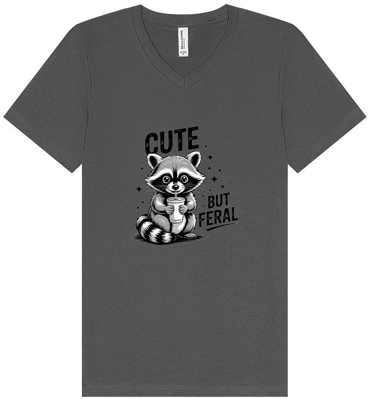 Cute but Feral Unisex V-Neck Shirt