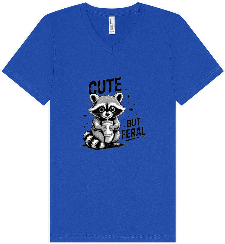 Cute but Feral Unisex V-Neck Shirt
