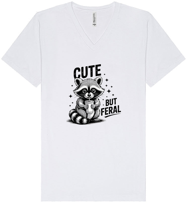 Cute but Feral Unisex V-Neck Shirt