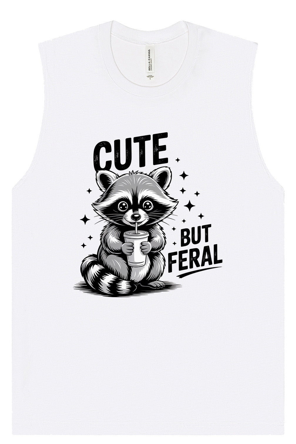 Cute but Feral Muscle Tank
