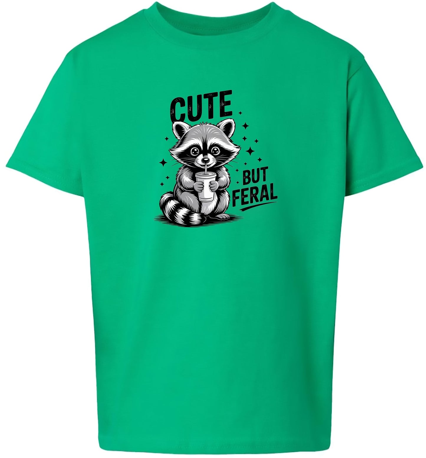 Cute but Feral Children's Gildan Soft Shirt
