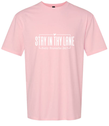 Stay in Thy Lane Children's Gildan Soft Shirt