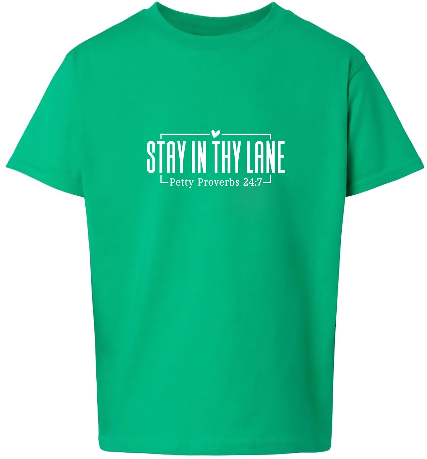 Stay in Thy Lane Adult Gildan Soft Shirt