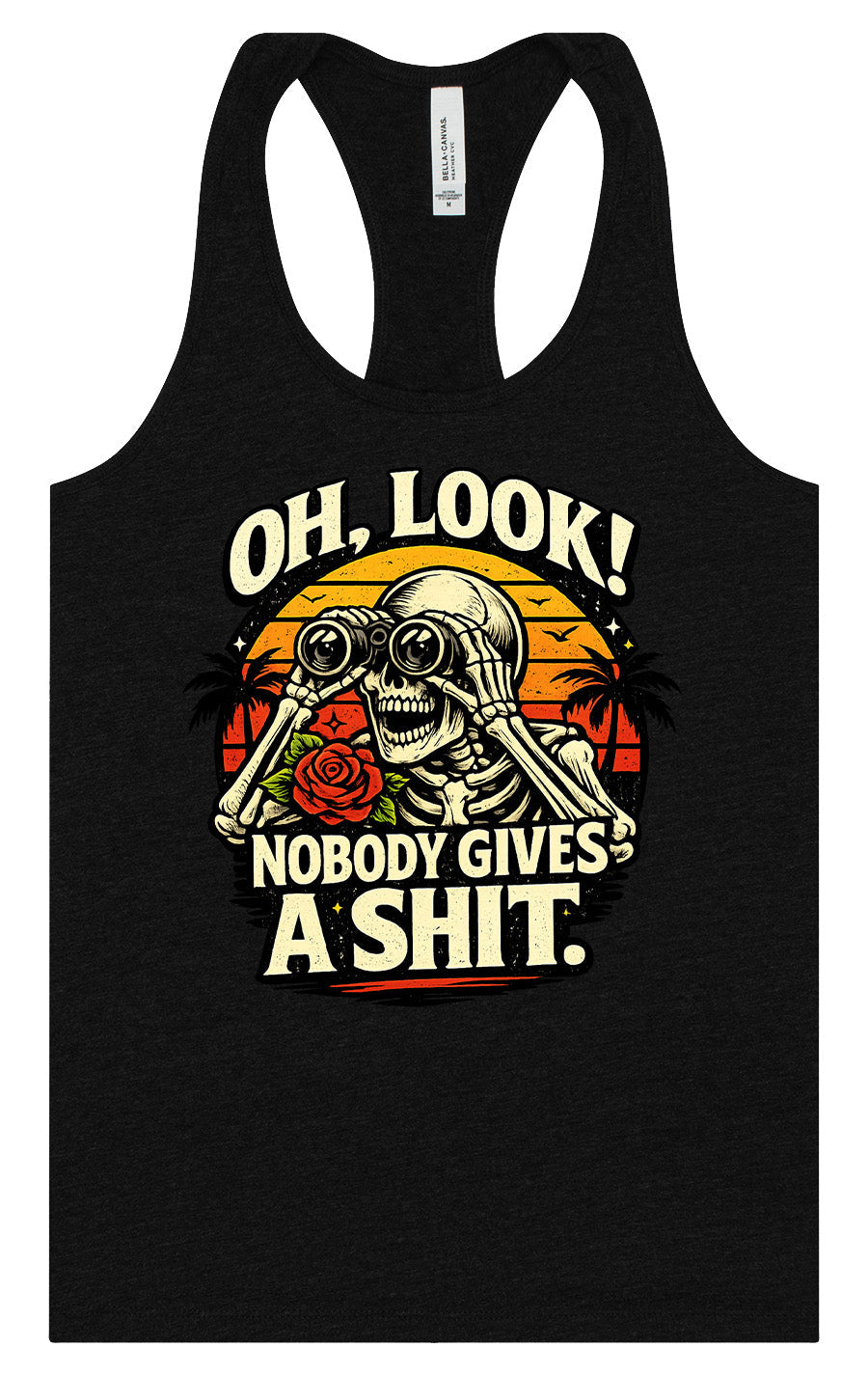 Oh Look! Nobody Gives a Shit! Women's Racerback Tank