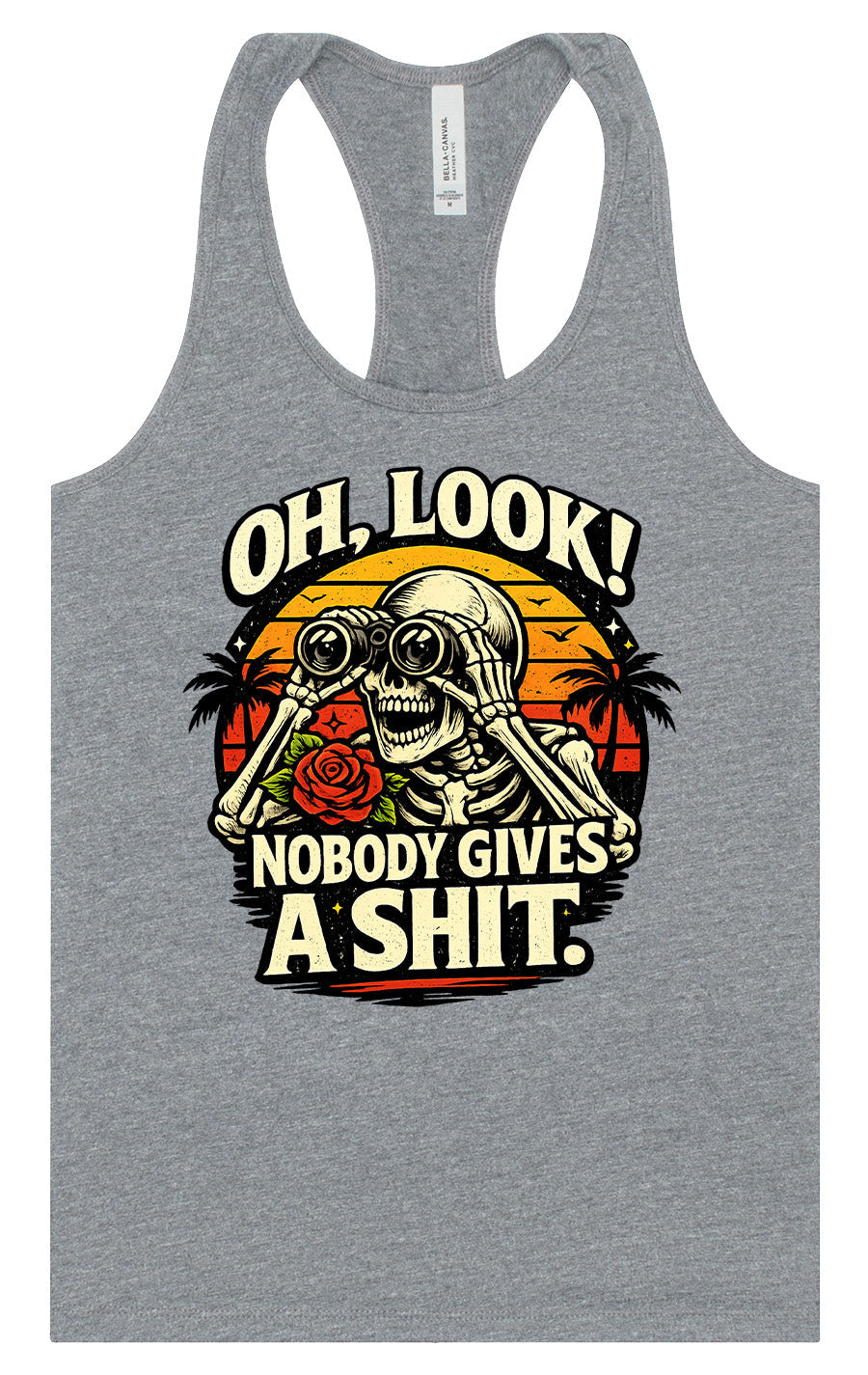 Oh Look! Nobody Gives a Shit! Women's Racerback Tank