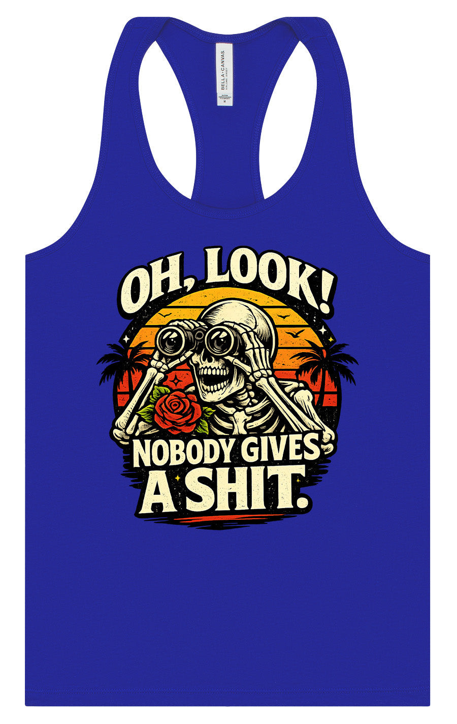 Oh Look! Nobody Gives a Shit! Women's Racerback Tank