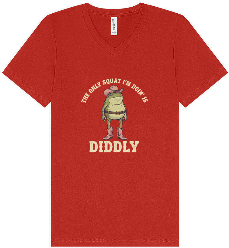 Diddly Squat Unisex V-Neck Shirt