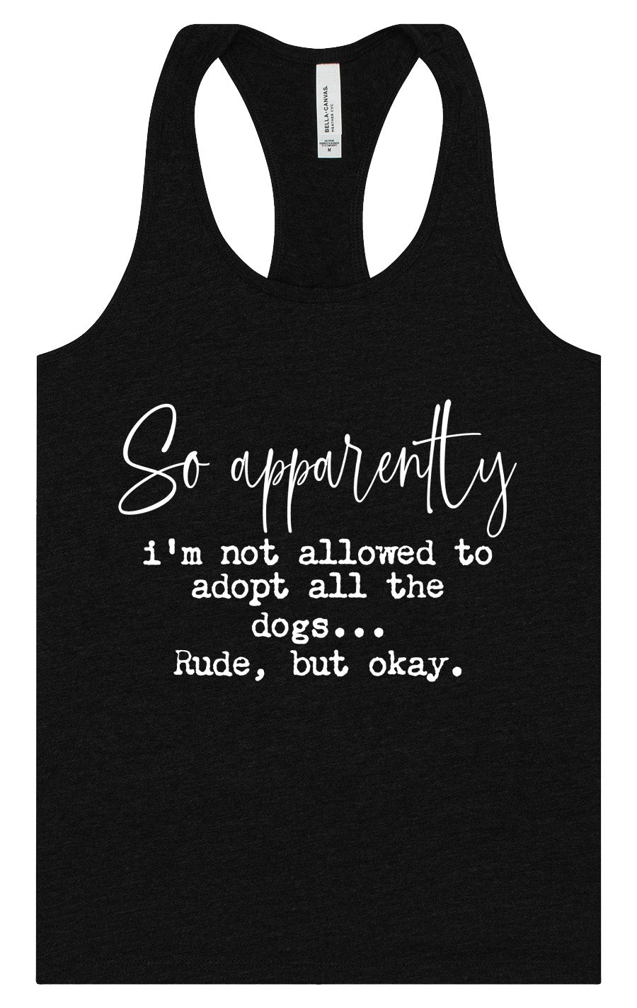 Apparently I'm Not Allowed... Women's Racerback Tank