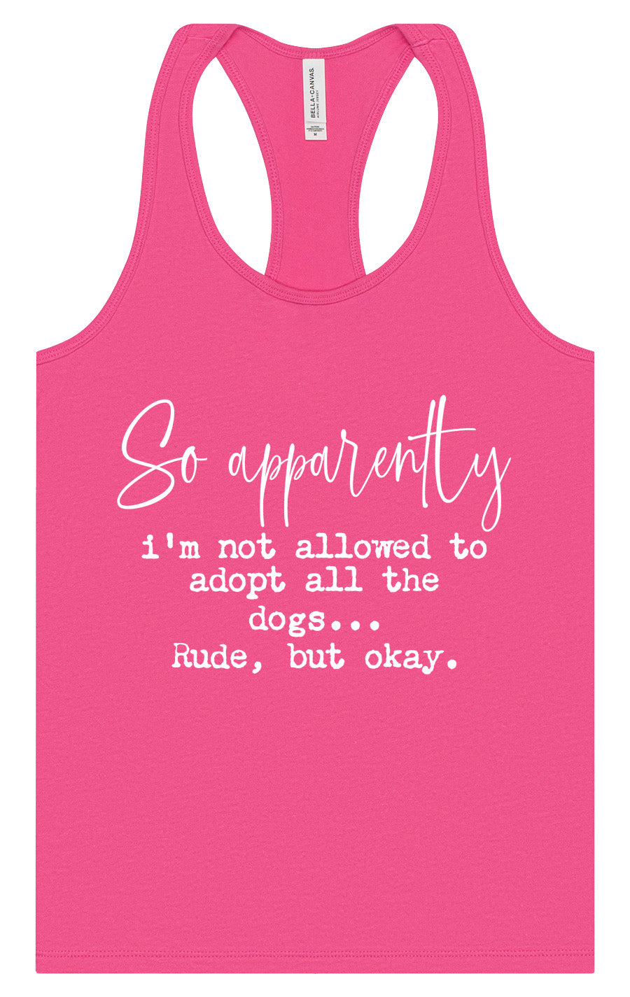Apparently I'm Not Allowed... Women's Racerback Tank