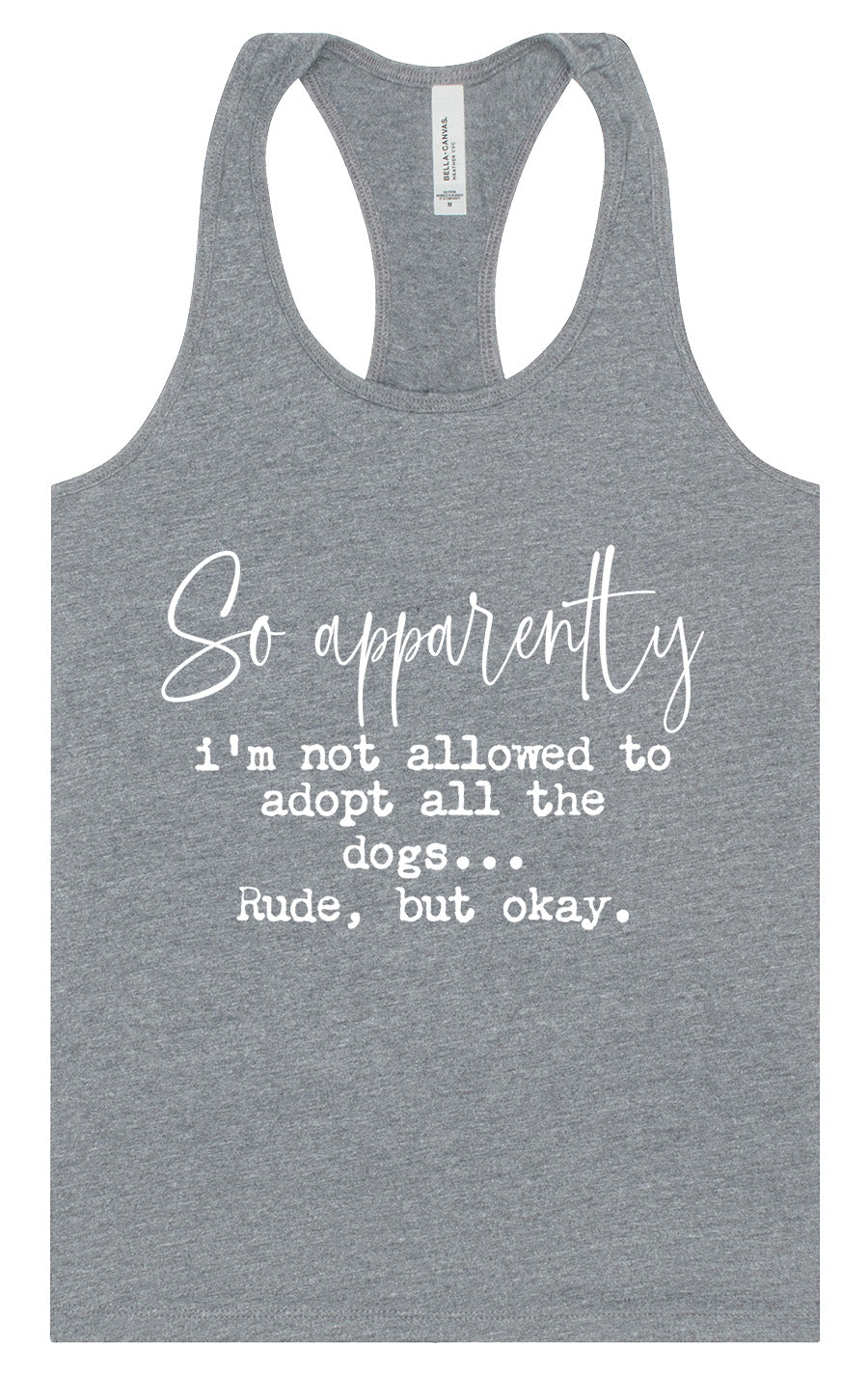 Apparently I'm Not Allowed... Women's Racerback Tank