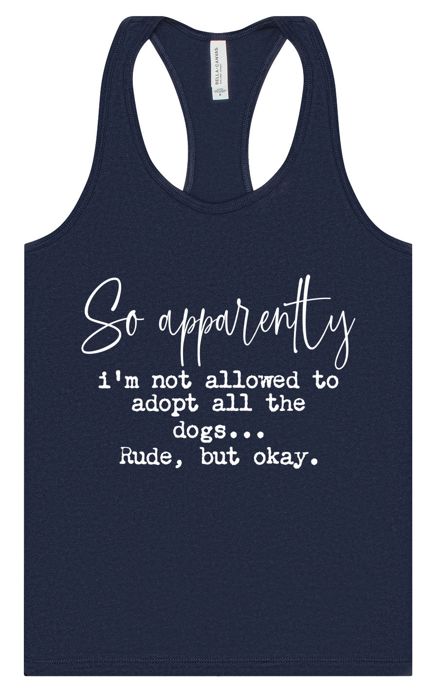 Apparently I'm Not Allowed... Women's Racerback Tank