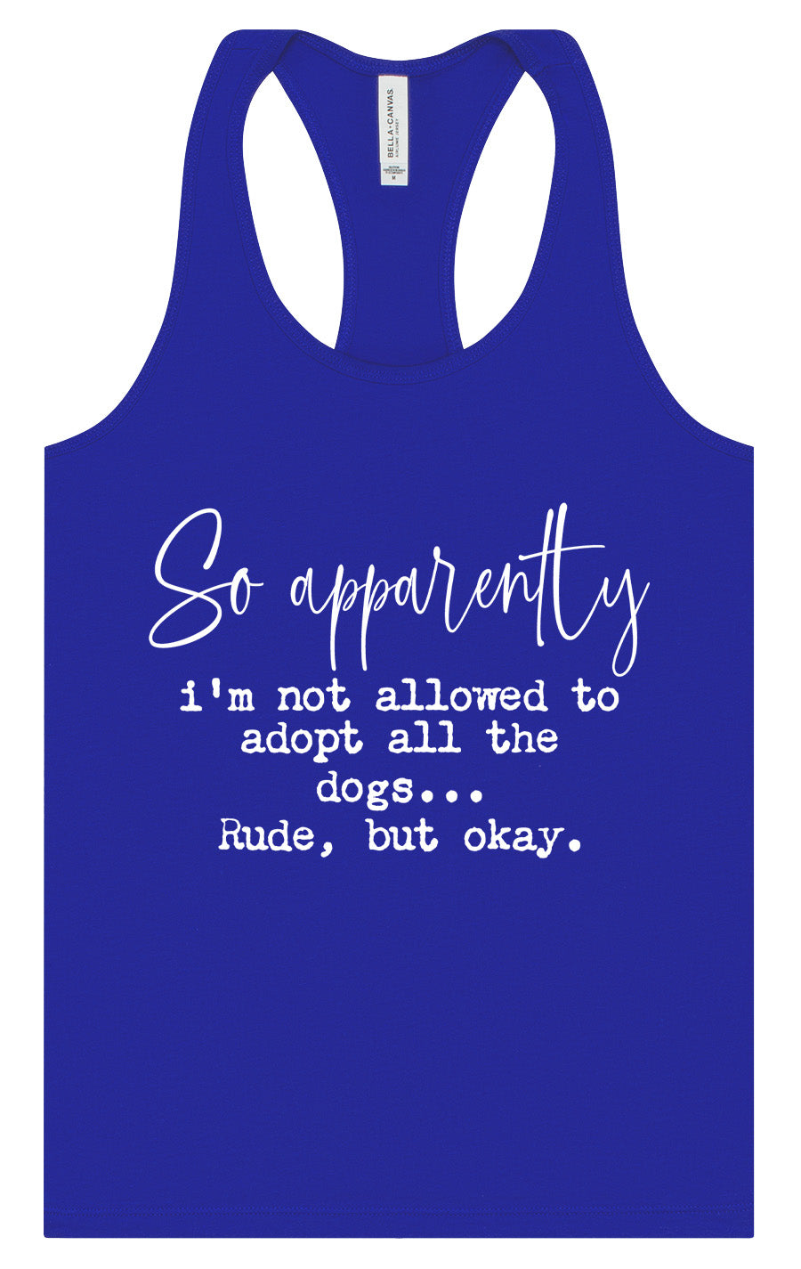 Apparently I'm Not Allowed... Women's Racerback Tank
