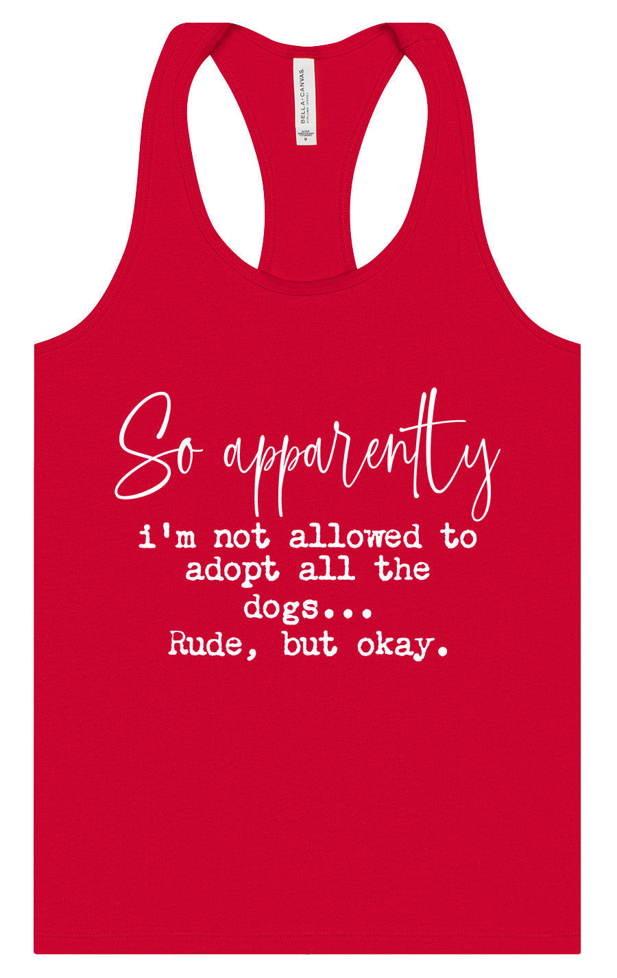 Apparently I'm Not Allowed... Women's Racerback Tank