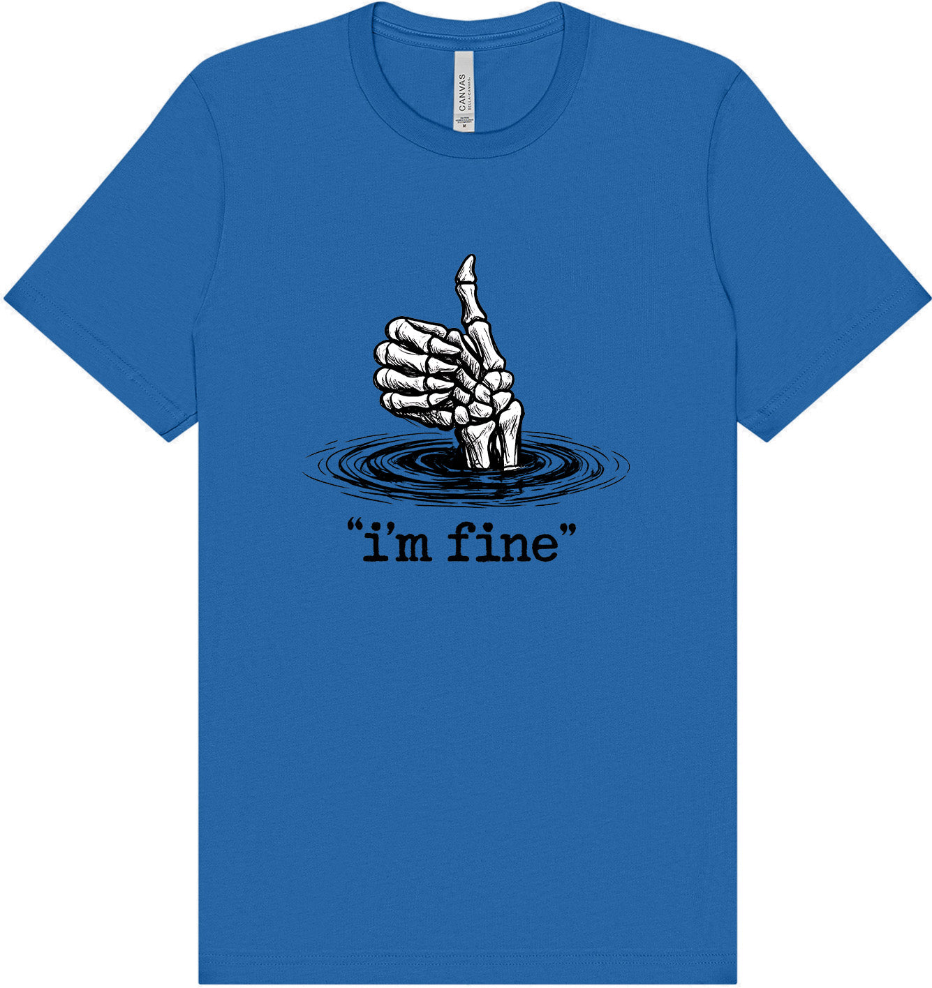 I'm Fine Adult Bella Canvas Shirt