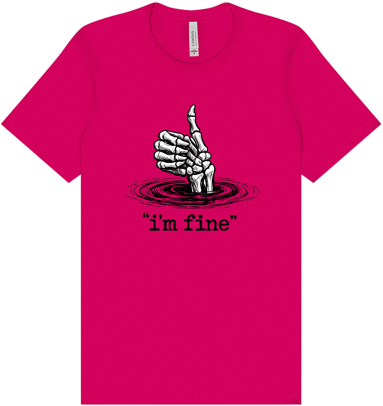 I'm Fine Adult Bella Canvas Shirt