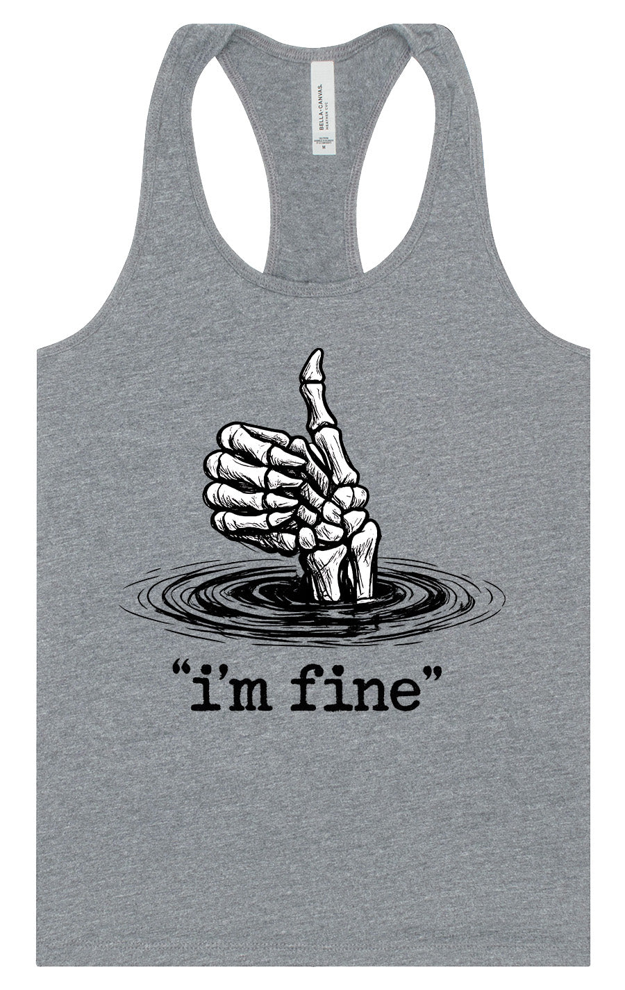 I'm Fine Women's Racerback Tank