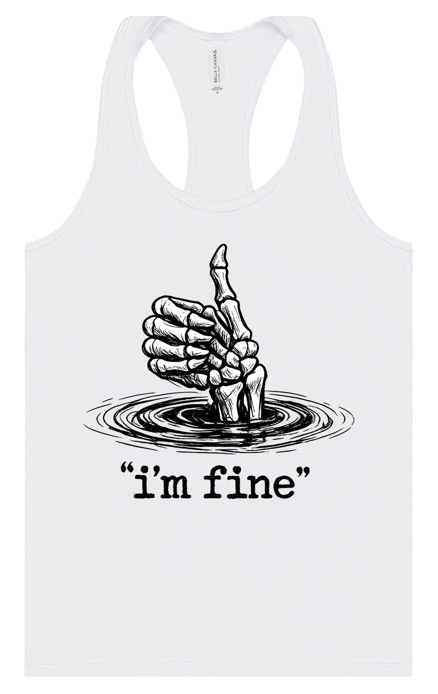 I'm Fine Women's Racerback Tank