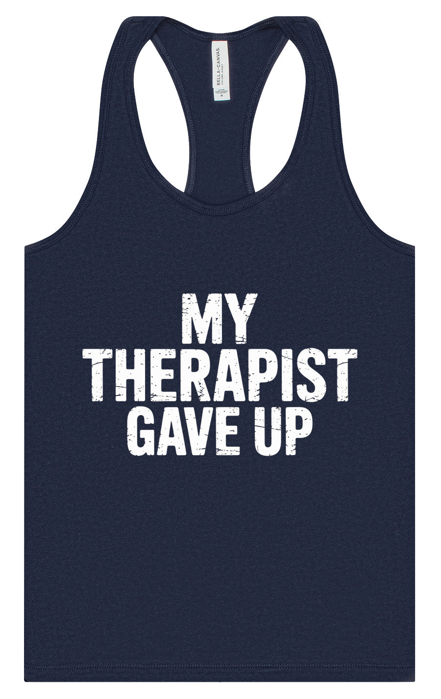My Therapist Gave Up Women's Racerback Tank
